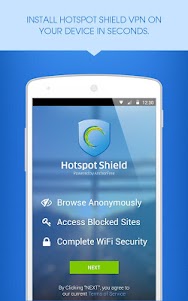 Hotspot Shield VPN Installer 1.1.3 screenshot 2