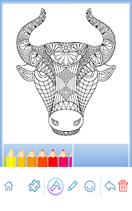 Coloring Book: Animal Mandala  screenshot 11