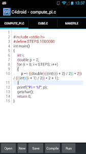 C4droid - C/C++ compiler & IDE  screenshot 1
