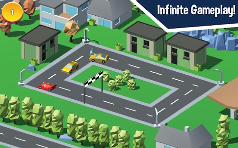 Toy Car Loop: Blocky Roads 1.0 screenshot 1