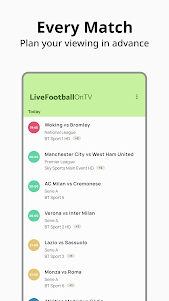Live Football On TV Guide 3.1.1 screenshot 3