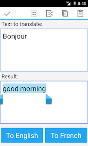 French English Translator  screenshot 2