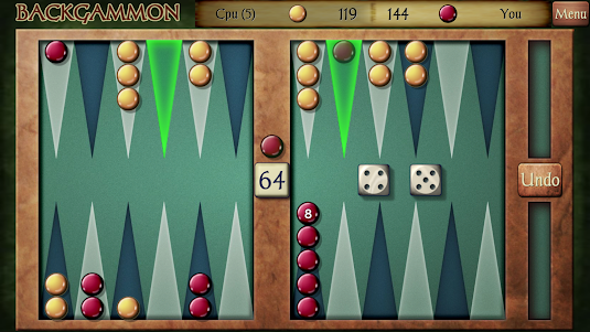 Backgammon Pro 4.03 screenshot 1