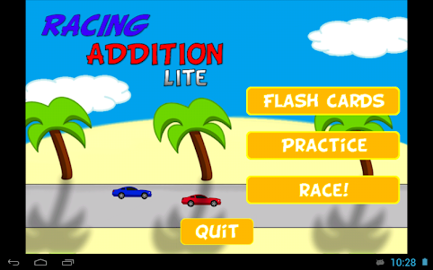 Racing Addition Kids Math Lite 1.0.8 screenshot 5