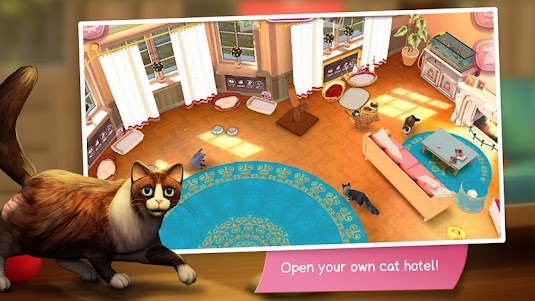 CatHotel - play with cute cats 2.1.10 screenshot 1