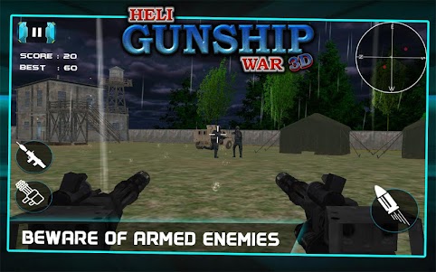 Heli Gunship War 3D 1.0 screenshot 5
