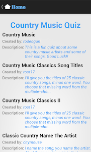 Country Music Quiz 1.63 screenshot 2