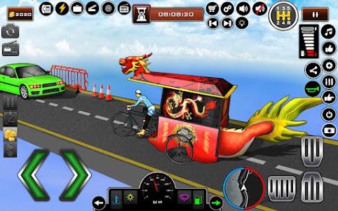 Bicycle Rickshaw Driving Games 4.4 screenshot 18