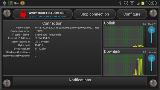 Your Freedom VPN Client 20221027-01 screenshot 3