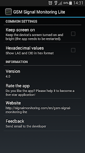 GSM Signal Monitoring Lite 4.0 screenshot 2