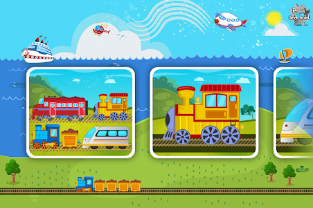 Trains Jigsaw Puzzles for Kids  screenshot 1
