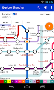 Explore Shanghai metro map 12.2.0 screenshot 1