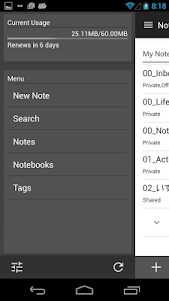 Notebook+ "Evernote" client 2.6.13 screenshot 2