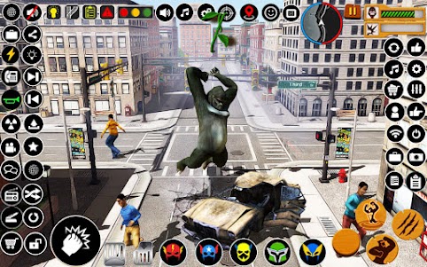 Angry Gorilla City Attack 2.6 screenshot 1