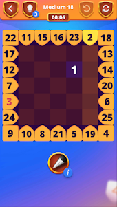 Number Sequence 1-to-25 Puzzle 1.2.0G screenshot 16
