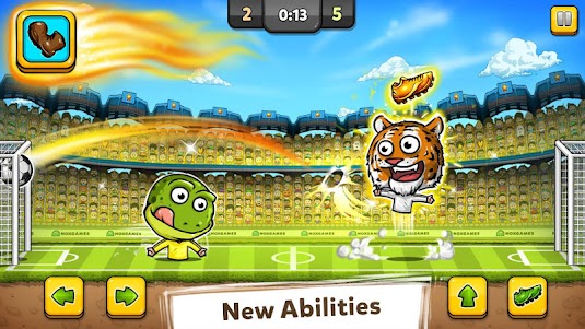 Puppet Soccer Zoo - Football  screenshot 1
