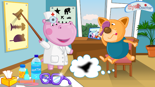 Hippo Eye Doctor: Medical game 1.2.9 screenshot 10