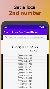 My 2nd Line Text & Call Number 1.2.53 screenshot 17
