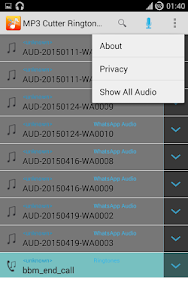 MP3 Cutter Ringtone Maker 1.1 screenshot 4