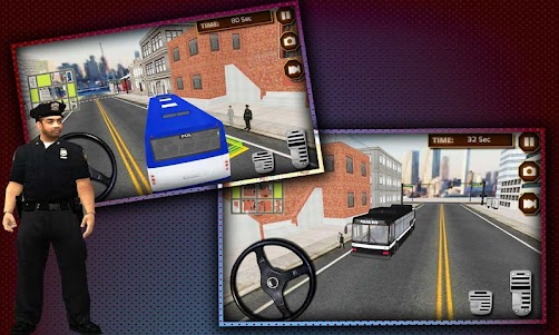 Crime City Police Bus Sim 1.1 screenshot 3