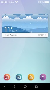 Weather Widget - Halo 1.1 screenshot 2