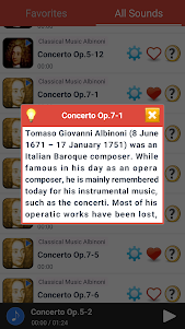 Classical Music Albinoni 1.50 screenshot 6