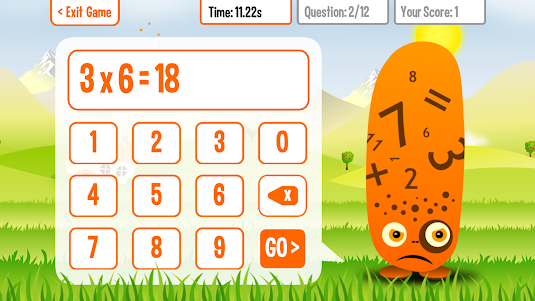 Squeebles Times Tables 4.1 screenshot 2