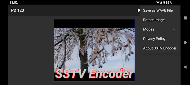 SSTV Encoder 2.8 screenshot 2