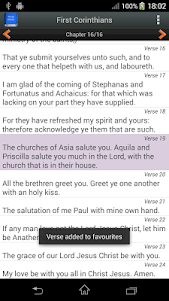 Bible King James Version 4.7.5b screenshot 5