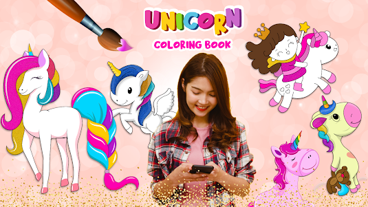 Unicorn Coloring Girl Games 2.6 screenshot 16
