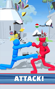 Fight Pose - Stickman Clash 1.3 screenshot 11