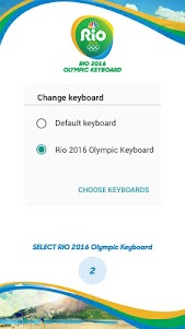 Rio 2016 Keyboard 4.0 screenshot 2