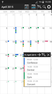 Calendar TalkingCal 1.2.4 screenshot 1
