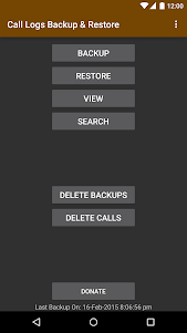 Call Logs Backup & Restore 3.70 screenshot 2