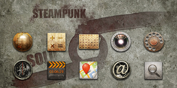 Steampunk-Solo Theme 1.0 screenshot 1