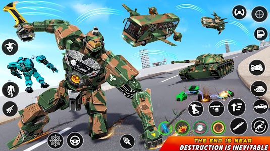 Army Bus Robot Car Game 3d 10.3.6 screenshot 17