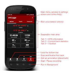 GPS Logger  screenshot 1
