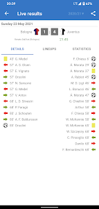 Live Scores for Serie A Italy 3.2.9 screenshot 3