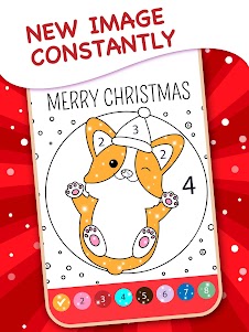 Christmas Coloring Book By Num 3.0 screenshot 8