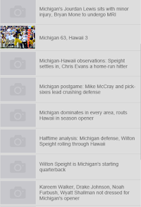 Michigan Football Database 1.0 screenshot 2
