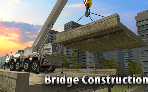 Bridge Construction Crane Sim 1.39 screenshot 1