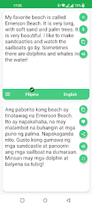Filipino English Translator 5.1.3 screenshot 2