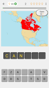 Maps of All Countries Geo-Quiz 3.1.0 screenshot 2