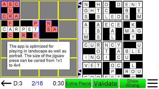 Jigsaw Crossword +  screenshot 5