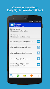 Connect to Hotmail Outlook App 1.1 screenshot 1