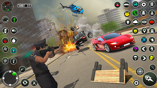 Police Car game: Real Gangster 1.7 screenshot 1