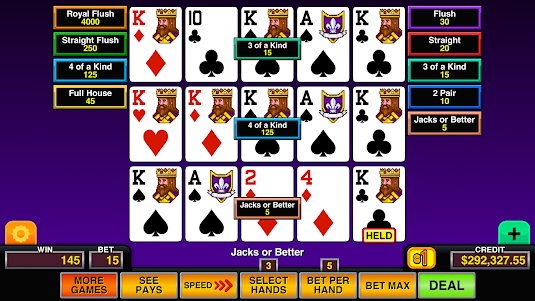 Video Poker Multi Pro Casino 1.8 screenshot 16