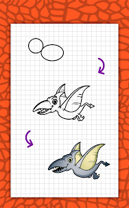 How to draw cute dinosaurs ste 3.2 screenshot 16