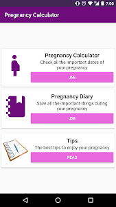 Pregnancy Calculator 2.1 screenshot 1