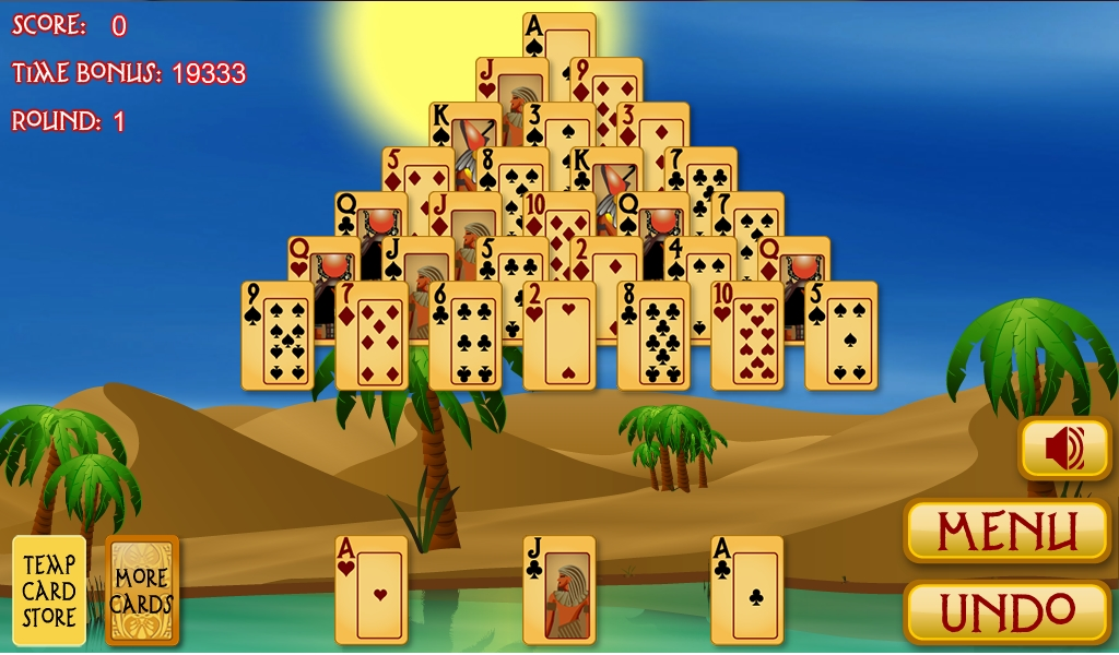 pyramid solitaire ancient egypt